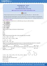 Đề thi học kì 1 Hóa 11 Kết nối tri thức - Đề số 3